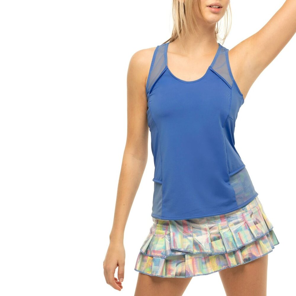 Nwt Lucky In Love Metallic Tennis Skirt Skort Shorts S Small - Picture 5 of 6